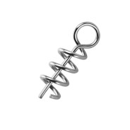 50 pièces connecteur de pêche en acier inoxydable